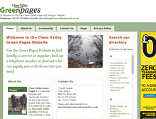 Tablet Screenshot of chewvalleygreenpages.co.uk